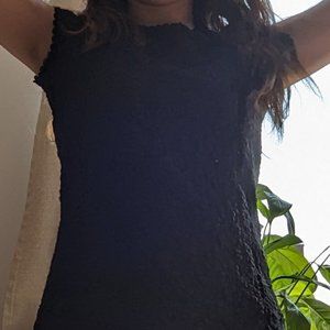 black karl lagerfeld tanktop S